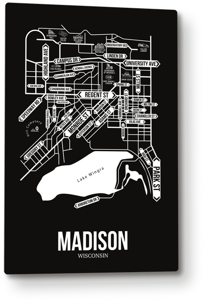 Madison, Wisconsin street map