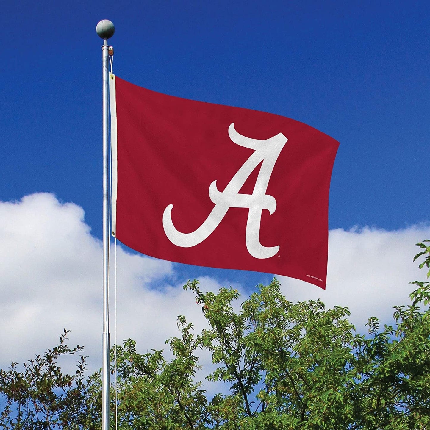 University of Georgia Bulldogs Premium 3x5 Feet Flag Banner, Mascot Design, Metal Grommets, Outdoor Use, Single Sided