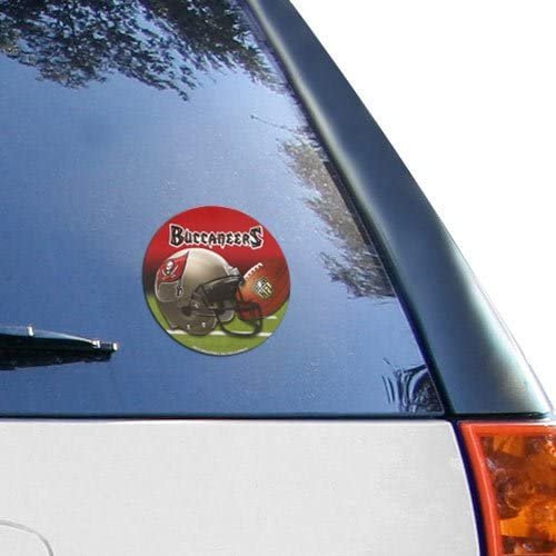 Tampa Bay Buccaneers 4 Inch Flat Vnyl Round Decal Sticker Auto Home