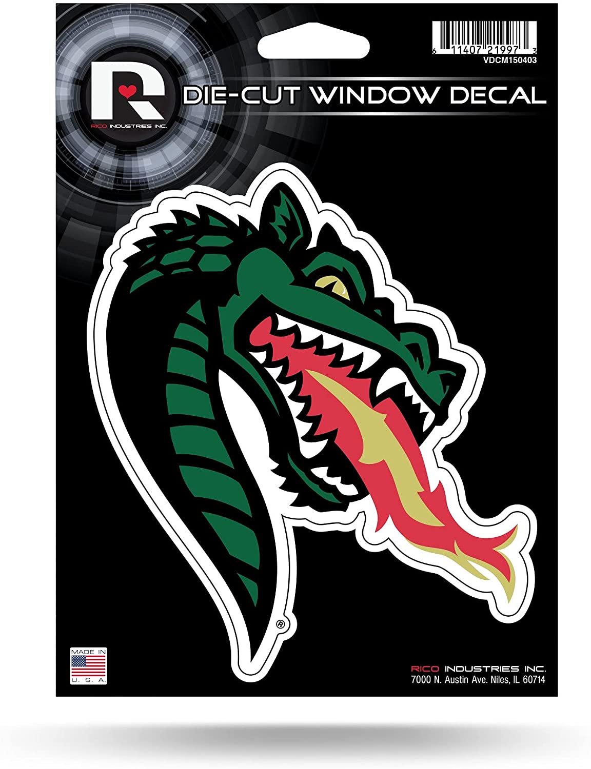 University of Alabama at Birmingham Blazers UAB 5 Inch Die Cut Flat Vinyl Decal Sticker Adhesive Backing
