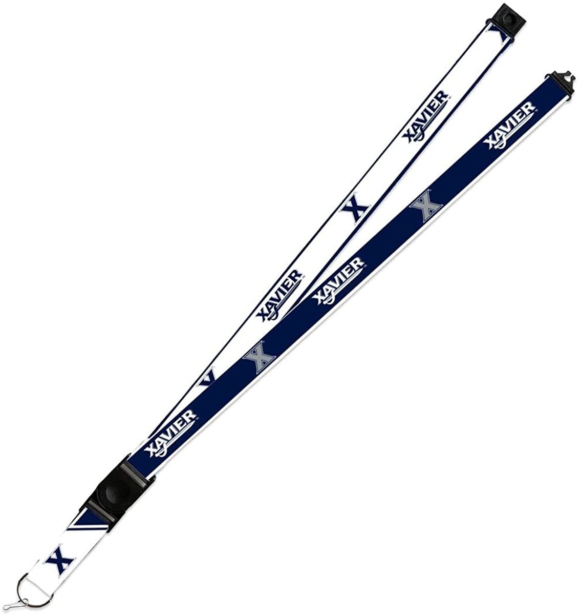 Xavier Musketeers Lanyard Keychain 2-sided Breakaway Clip University of