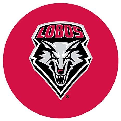 New Mexico Lobos Decal RR 4" Round Vinyl Auto Home Window Glass University of