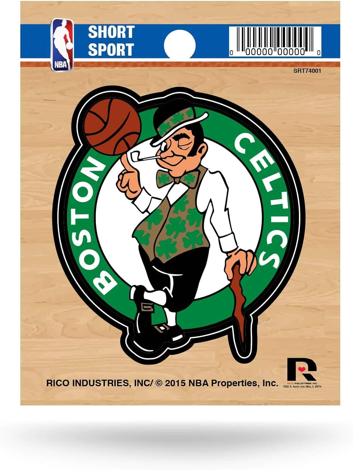 Boston Celtics 3 Inch Decal Sticker, Flat Vinyl, Die Cut, Full Adhesive Backing