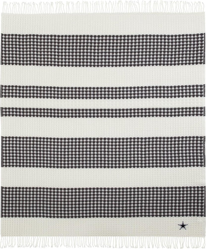 Dallas Cowboys Throw Blanket Waffle Weave Jacquard, 50x60 Inch, Unisex-Adult, 100% Acrylic