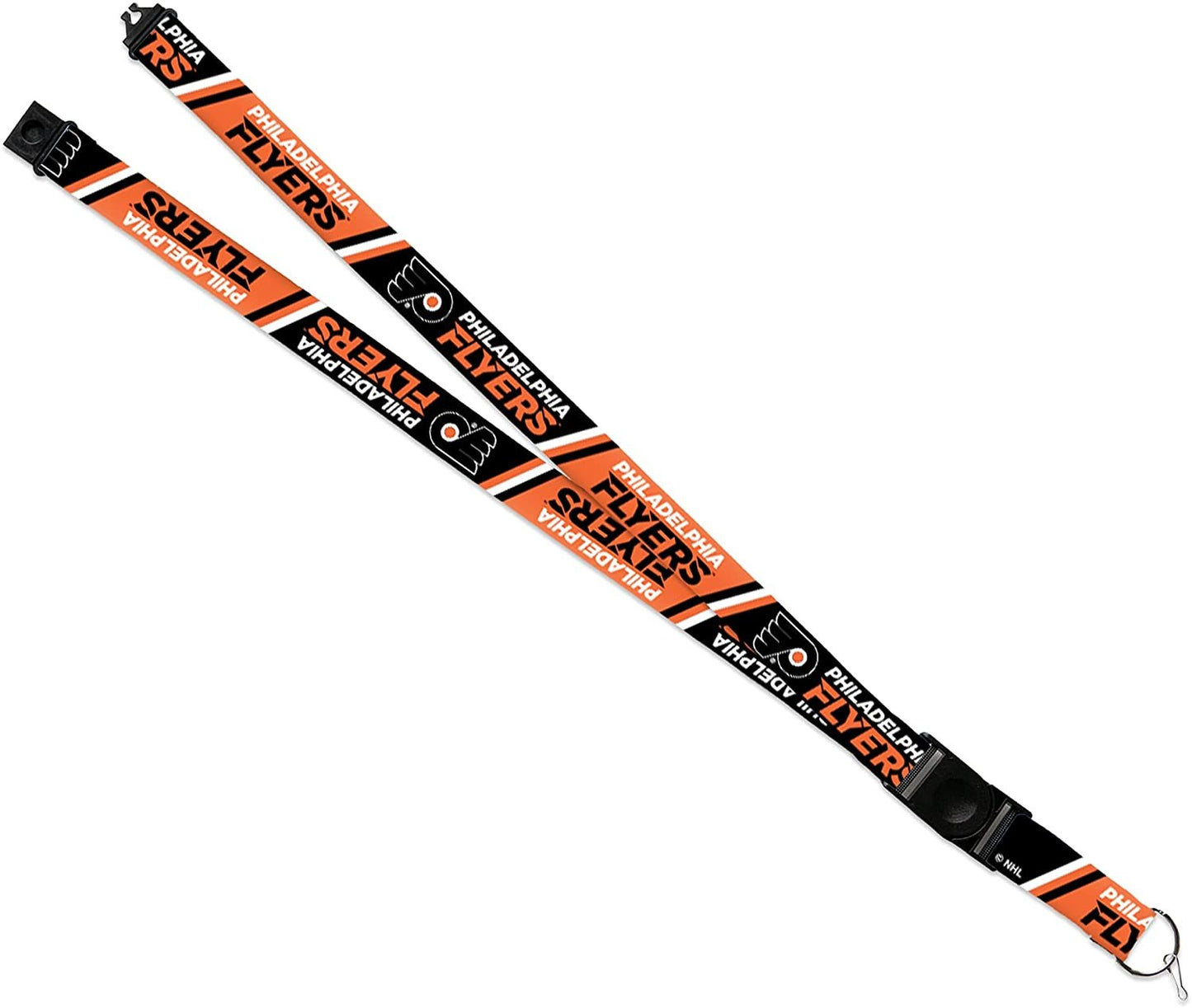Philadelphia Flyers Lanyard Keychain Safety Breakaway Double Sided