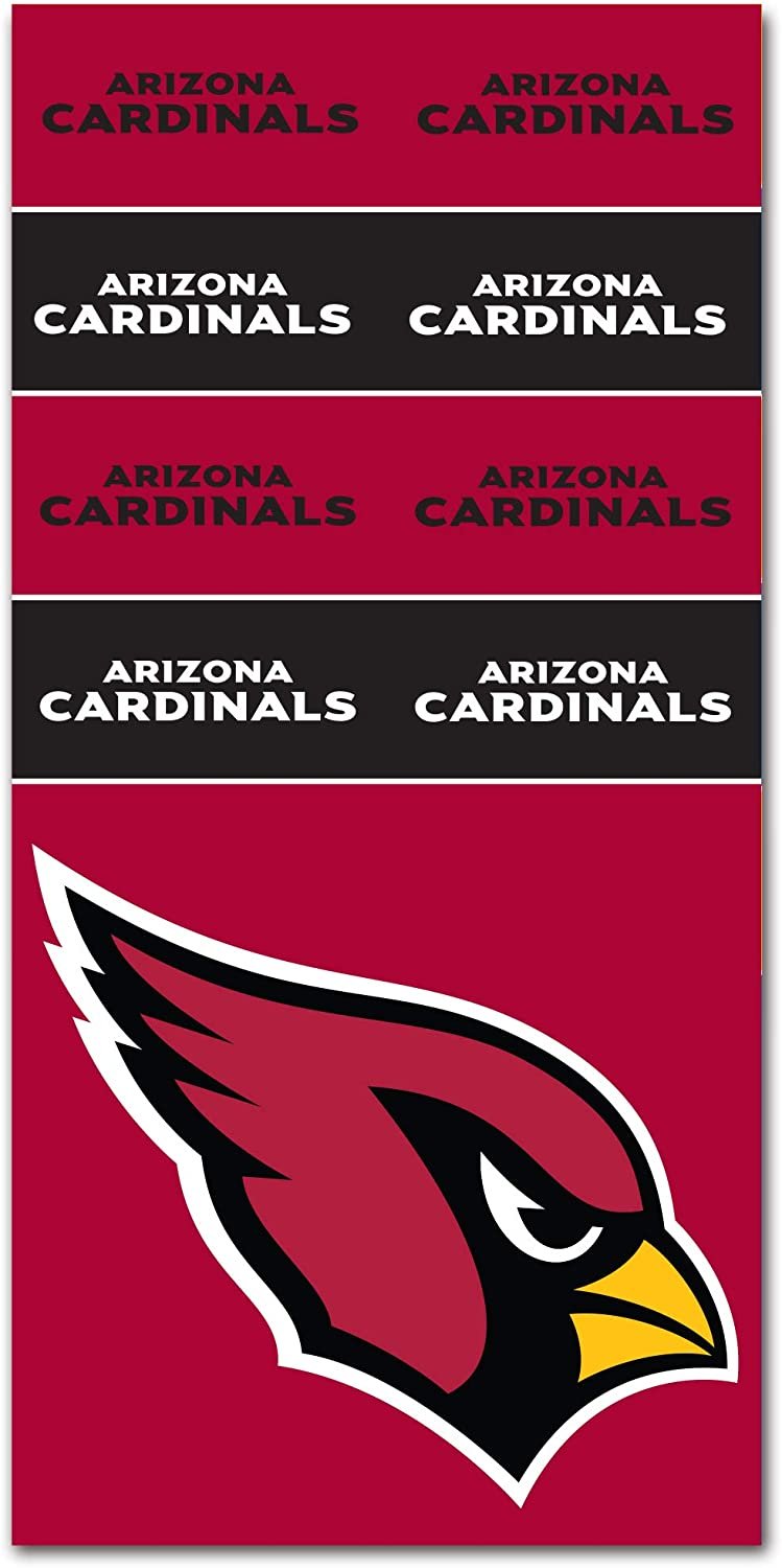 Arizona Cardinals Bandana Superdana, 10 Inch, Elastic Lightweight Scarf Bandana Neck Gaiter Beanie Headband Ninja