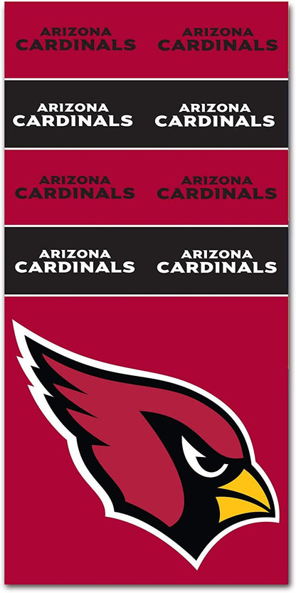 Arizona Cardinals Bandana Superdana, 10 Inch, Elastic Lightweight Scarf Bandana Neck Gaiter Beanie Headband Ninja