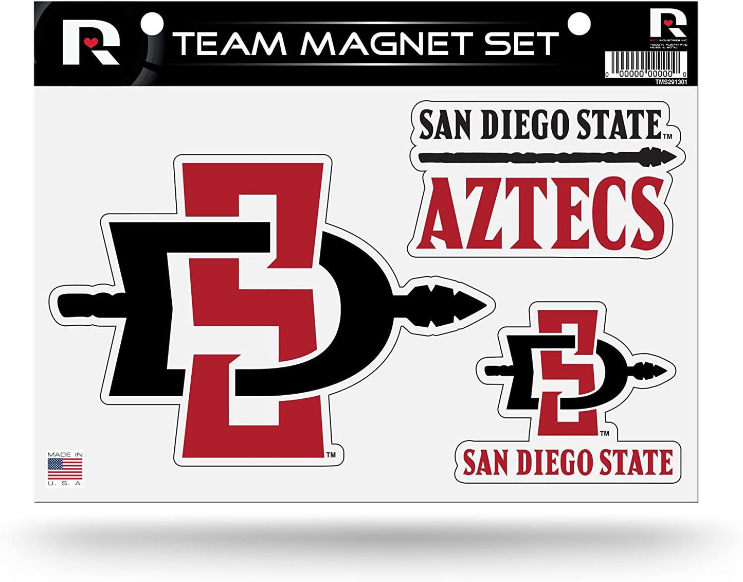San Diego State Aztecs Die Cut Team Magnet Set Sheet University Of