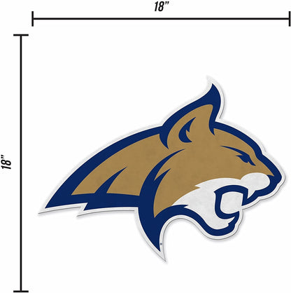 Montana State Bobcats Primary Logo Shape Cut Pennant, 18 Inch
