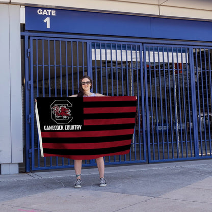 University of South Carolina Gamecocks Premium 3x5 Feet Flag Banner, Country Design, Metal Grommets, Outdoor Use, Single Sided