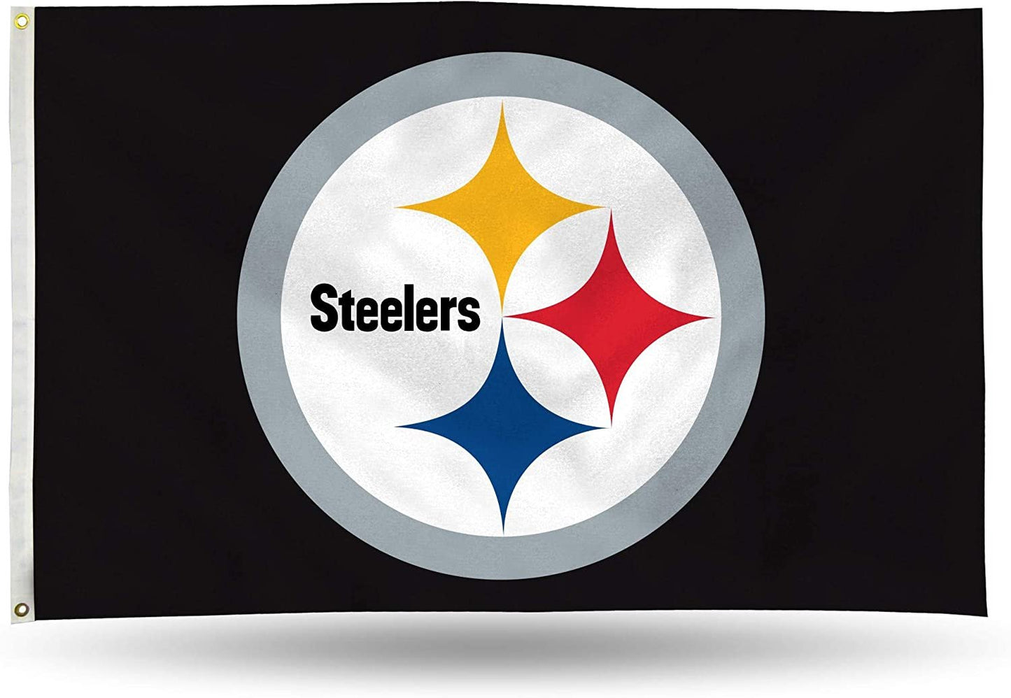 Pittsburgh Steelers Premium 3x5 Feet Flag Banner, Logo Design, Metal Grommets, Outdoor Use, Single Sided
