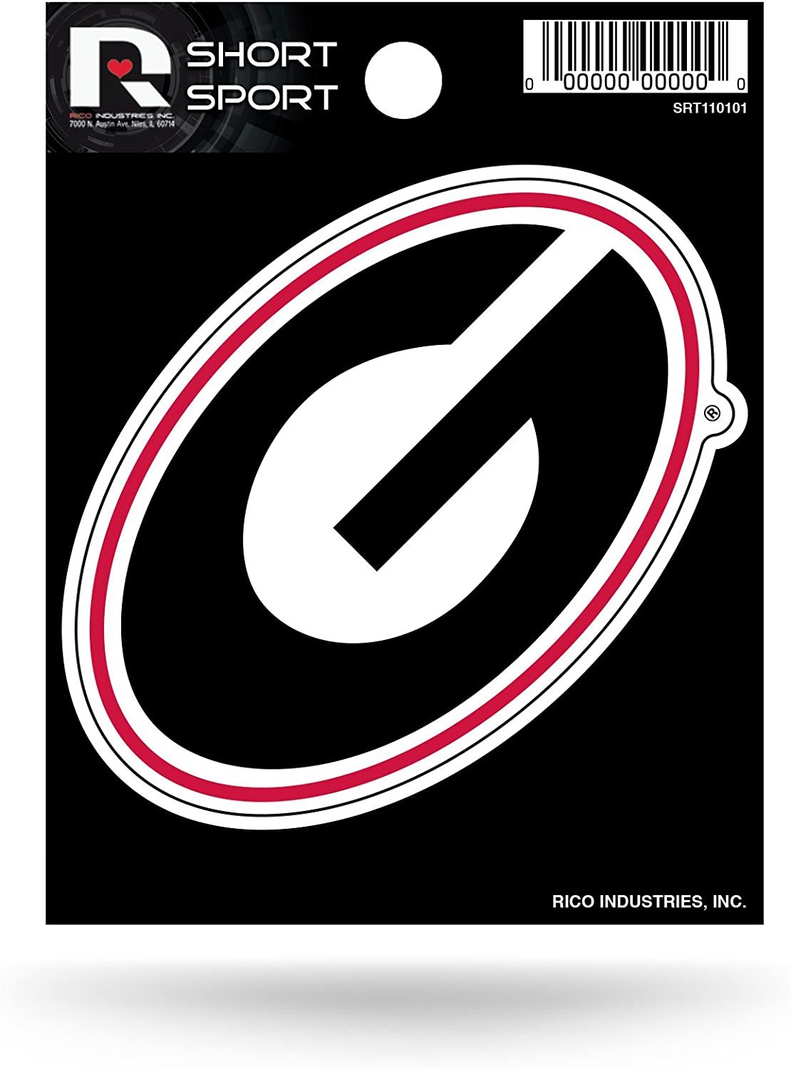 University of Georgia Bulldogs 3 Inch Sticker Decal, Die Cut, Full Adhesive Backing, Easy Peel and Stick Application