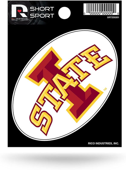 Iowa State University Cyclones 3 Inch Decal Sticker Flat Vinyl Die Cut