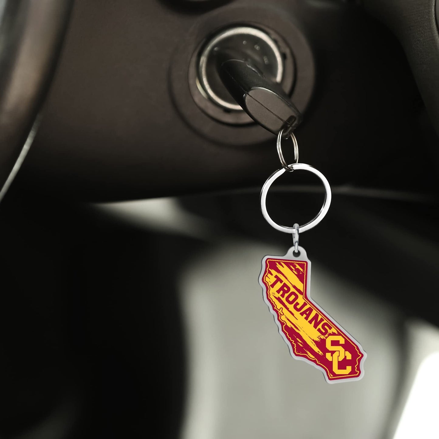 Boston Bruins 6-Time Champions Premium Metal Keychain, State Shaped, Team Color