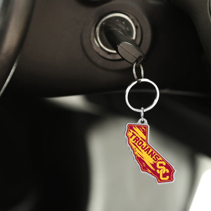 Boston Bruins 6-Time Champions Premium Metal Keychain, State Shaped, Team Color