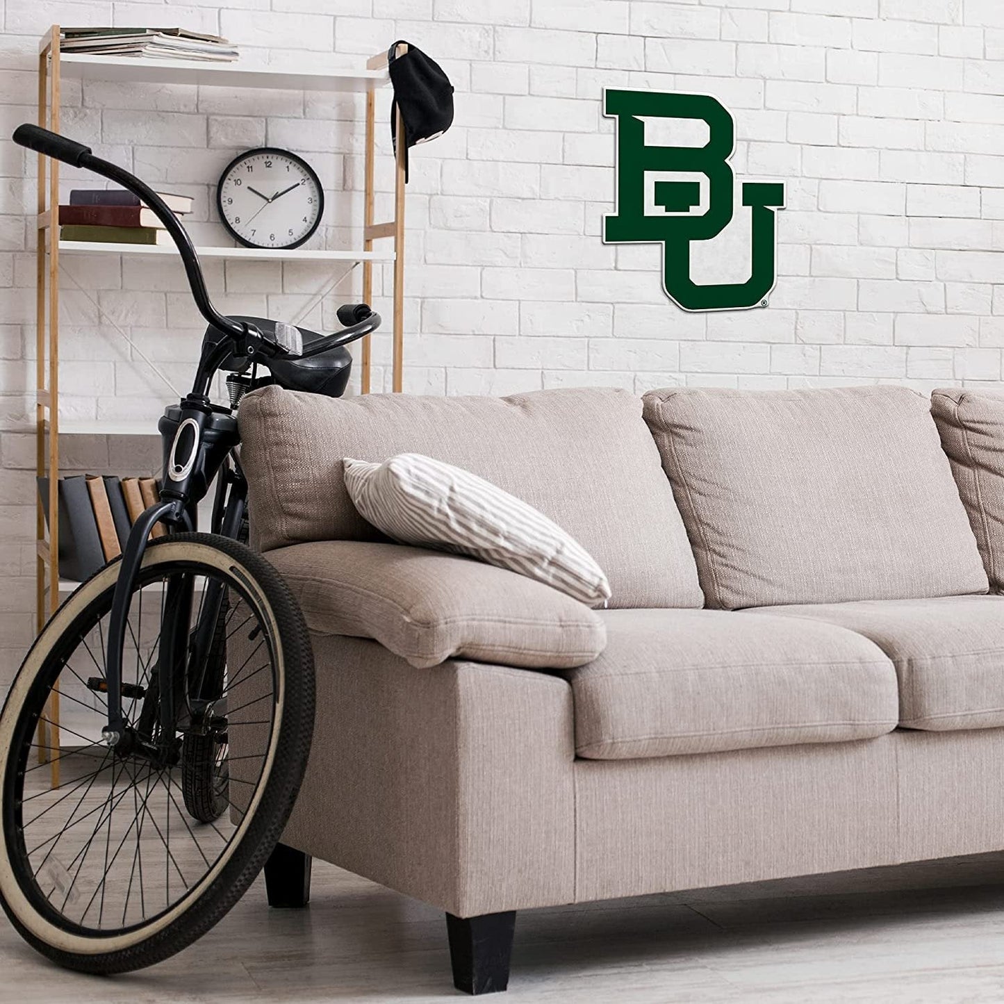 Baylor Bears Primary Logo Shape Cut Pennant, 18 Inch