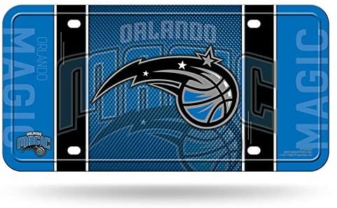 Orlando Magic Metal Auto Tag License Plate, Jersey Design, 6x12 Inch