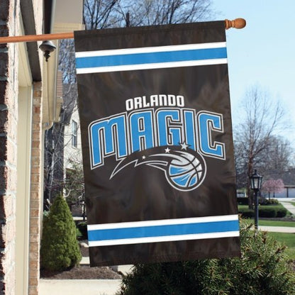 Orlando Magic Premium House Banner Flag, Applique Embroidered, Double Sided, 44x28 Inch