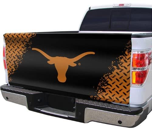 University of Texas Longhorns Premium Tailgate Cover Truck Decal, Full Color Auto