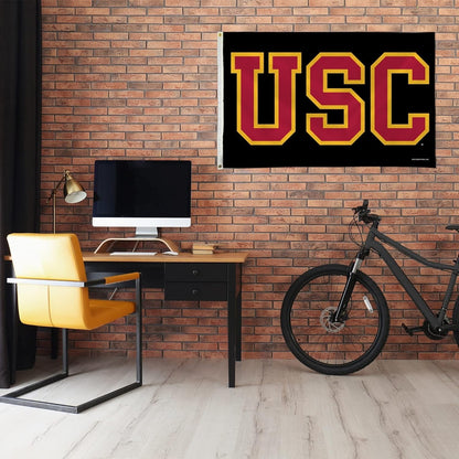 University of Southern California Trojans USC Premium 3x5 Feet Flag Banner Metal Grommets Outdoor Indoor