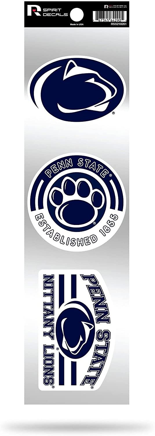 Penn State Nittany Lions 3-Piece Retro Spirit Decals
