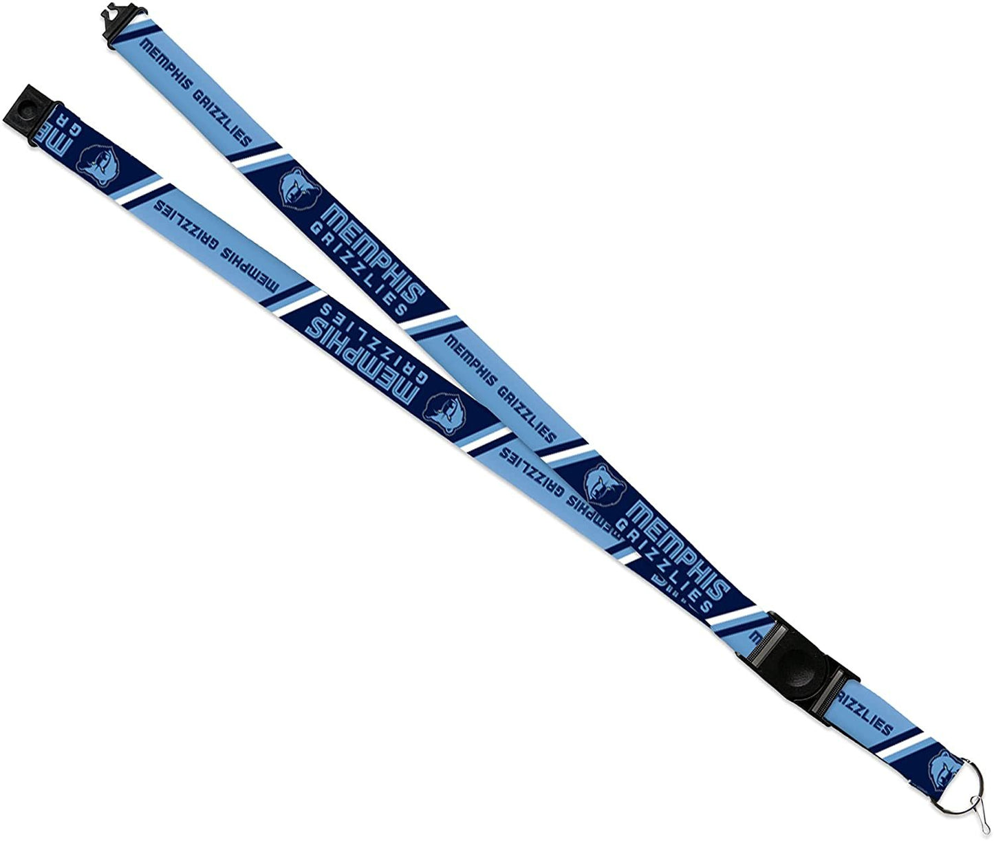 Memphis Grizzlies Premium Lanyard Keychain 18 Inch Button Clip Safety Breakaway