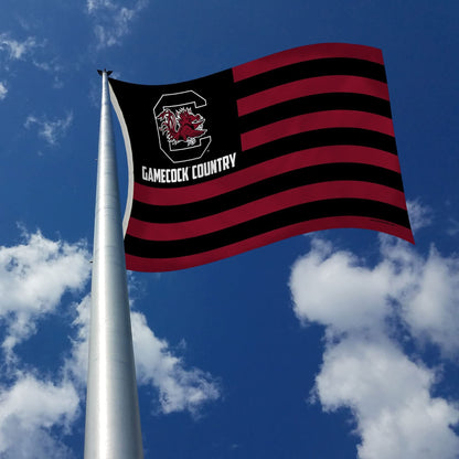 University of South Carolina Gamecocks Premium 3x5 Feet Flag Banner, Country Design, Metal Grommets, Outdoor Use, Single Sided