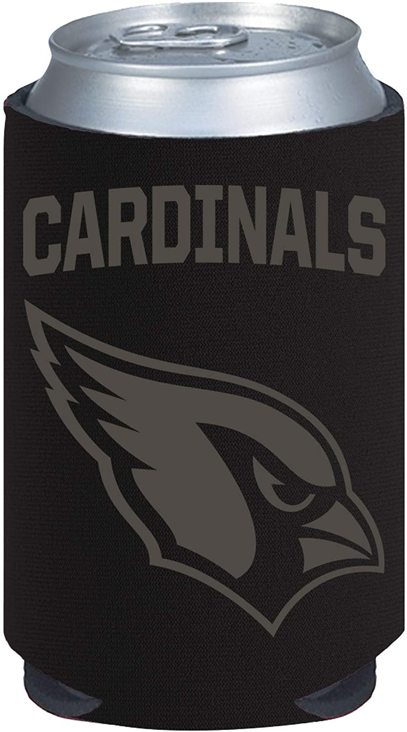 Arizona Cardinals 2-Pack Tonal Black Design 12oz CAN Neoprene Beverage Insulator Holder Football