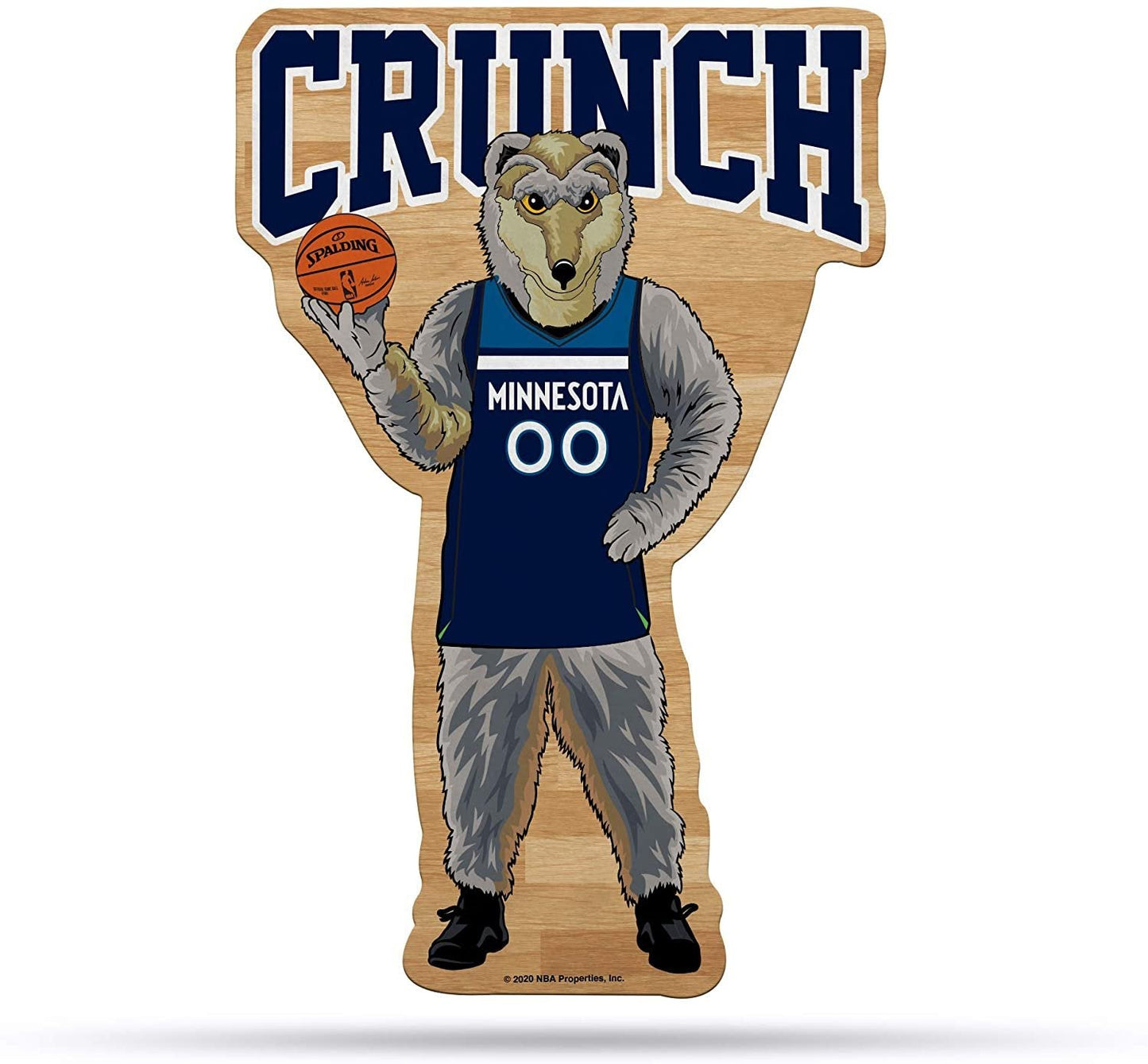 Minnesota Timberwolves 18" Mascot Shape Pennant Soft Felt