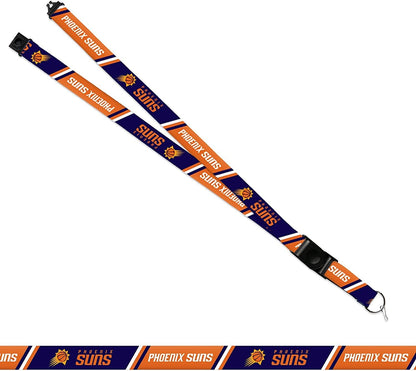 Phoenix Suns Premium Lanyard Keychain 18 Inch Button Clip Safety Breakaway