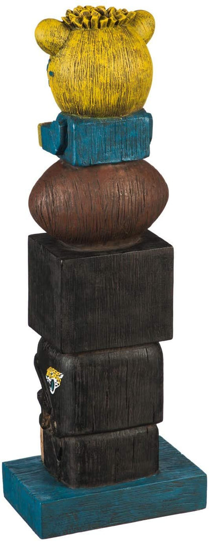 Jacksonville Jaguars 16 Inch Tiki Totem Pole Outdoor Resin Home Garden Statue Decoration