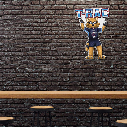 Tennessee Titans Soft Felt Pennant, Mascot Design, Shape Cut, 18 Inch, Easy To Hang