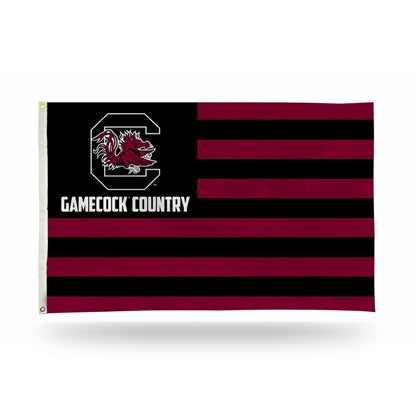 University of South Carolina Gamecocks Premium 3x5 Feet Flag Banner, Country Design, Metal Grommets, Outdoor Use, Single Sided
