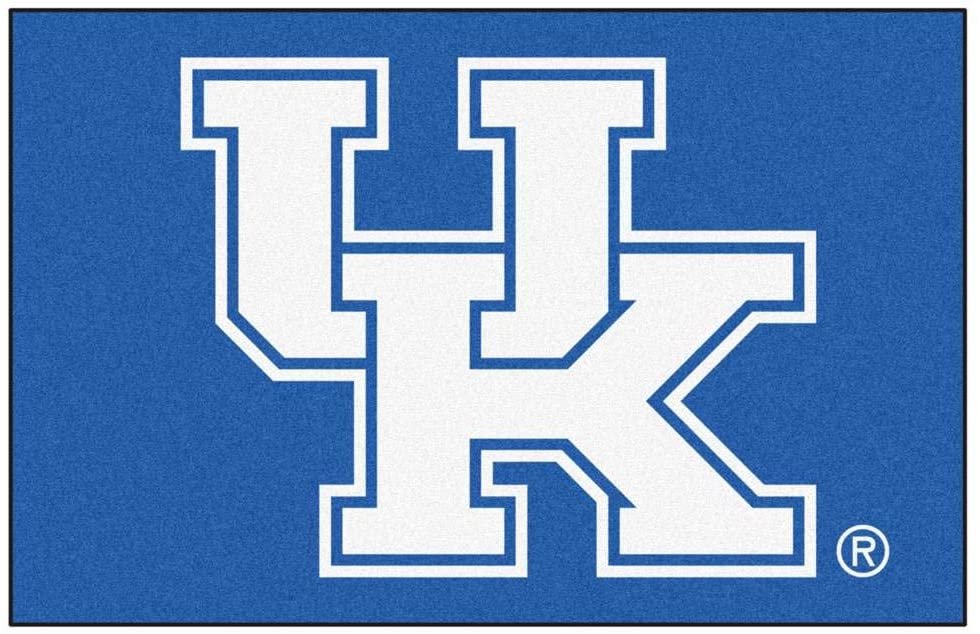 University of Kentucky Wildcats Floor Mat Area Rug, 20x30 Inch, Nylon, Anti-Skid Backing