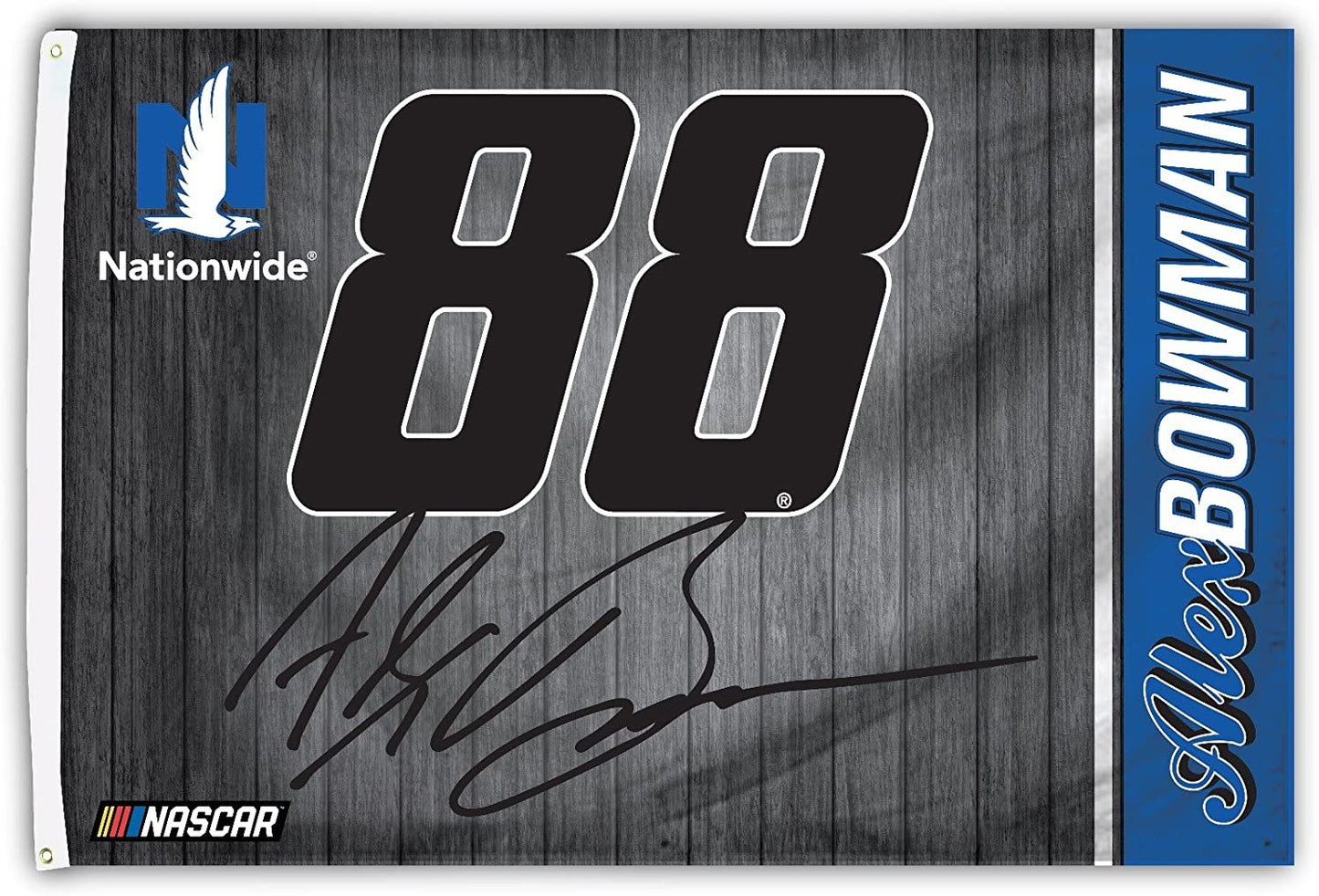 Alex Bowman #88 2018 CAR Design 3x5 Flag w/grommets Outdoor House Banner Nascar Racing
