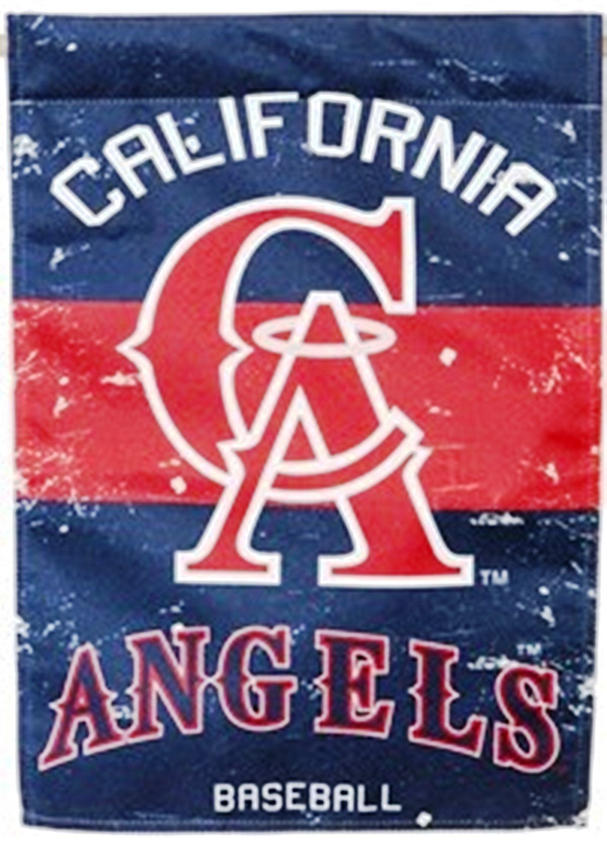 Los Angeles Angels Premium Double Sided House Flag Banner, Angels Retro Logo, 28x44 Inch, Display Pole Sold Separately