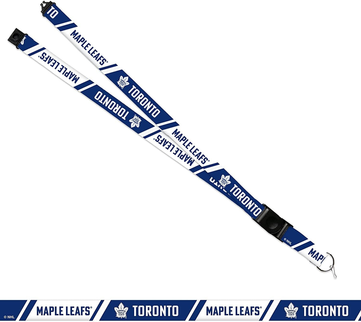 Toronto Maple Leafs Lanyard Keychain Safety Breakaway Double Sided