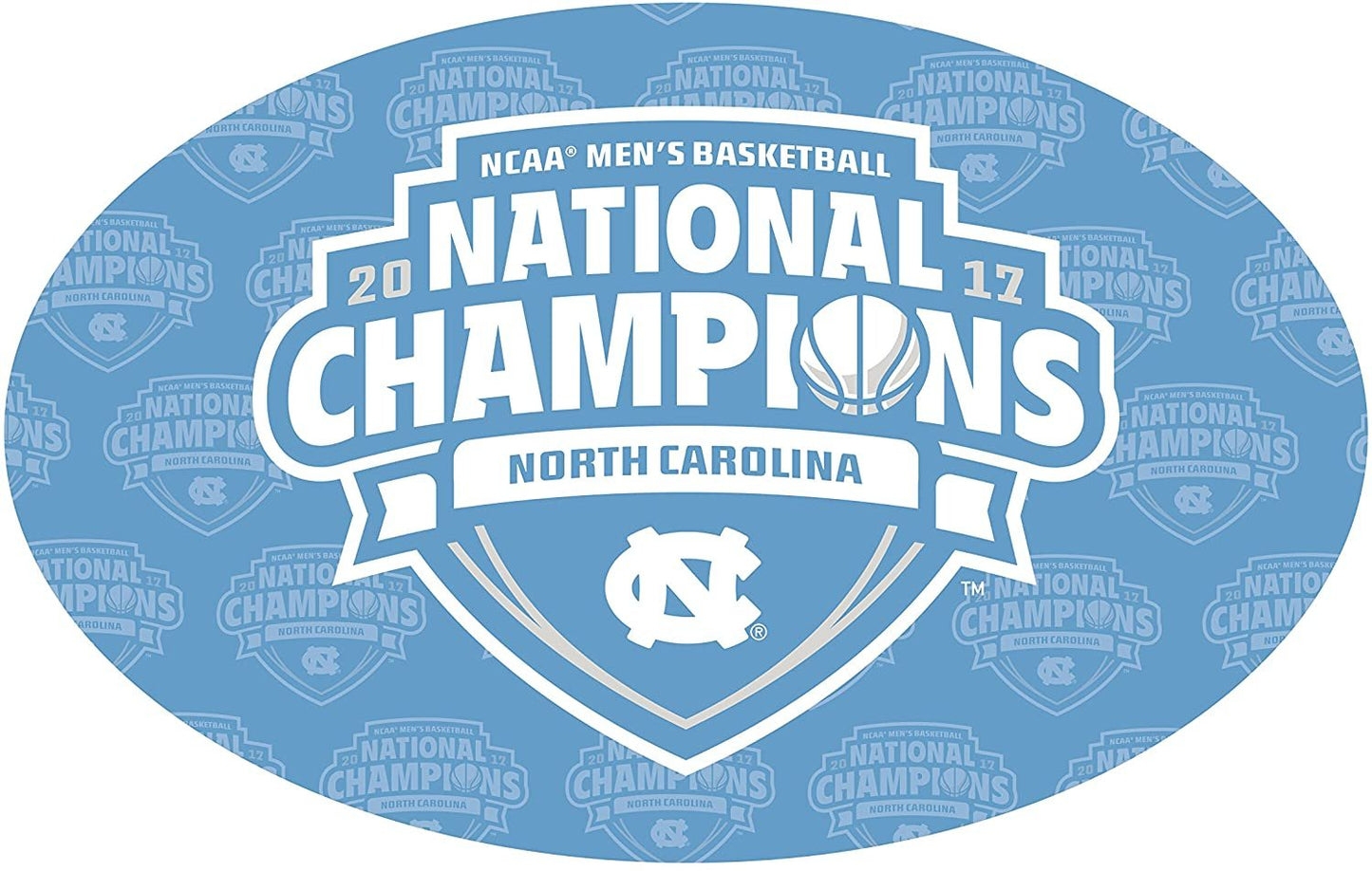 North Carolina Tar Heels 2017 Basketball Champions 12 Inch Magnet University of