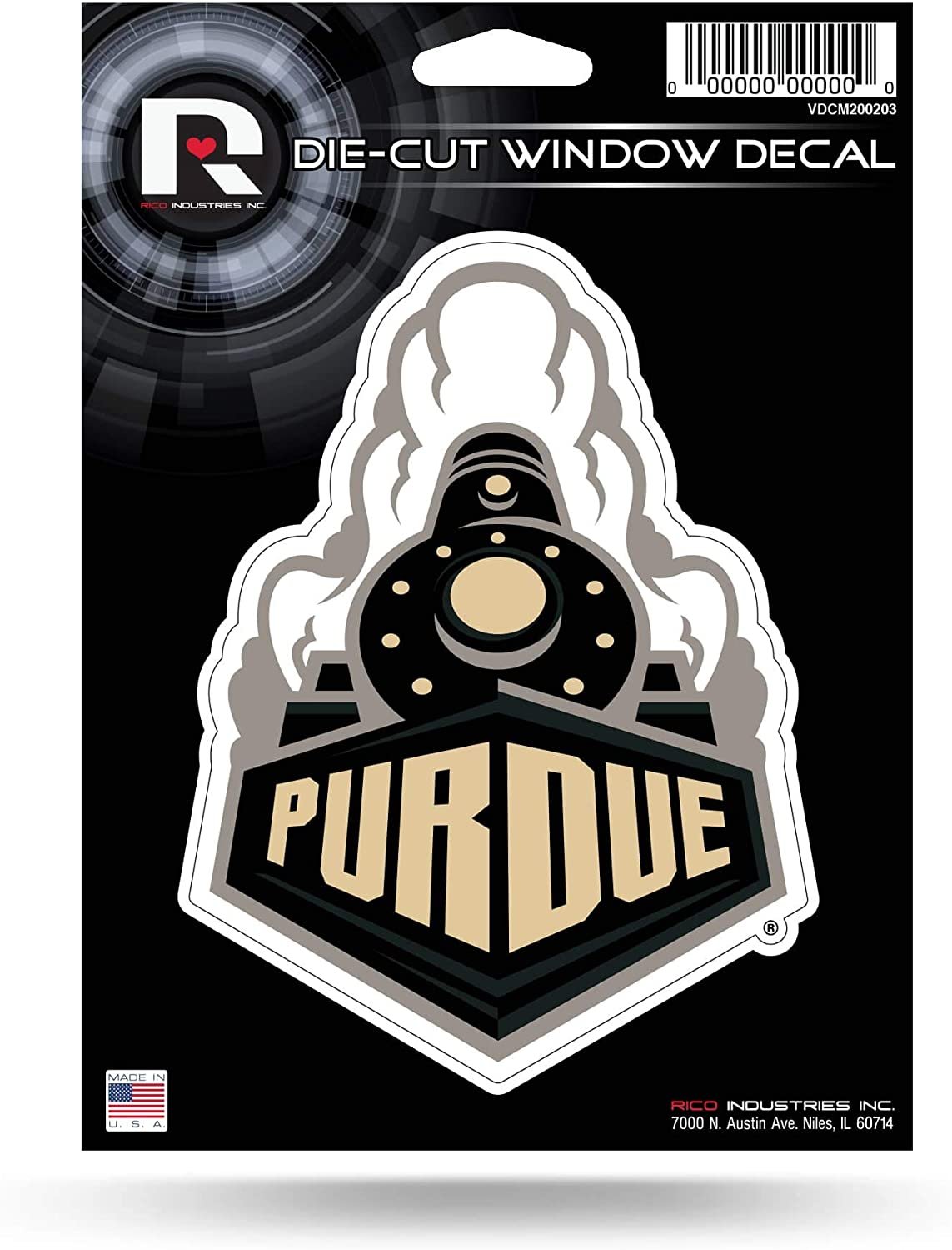 Purdue University Boilermakers 5 Inch Die Cut Decal Sticker Flat Vinyl
