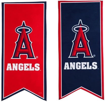 Los Angeles Angels Premium Pennant Garden Flag Banner, Double Sided, Embroidered, 13x28 Inch