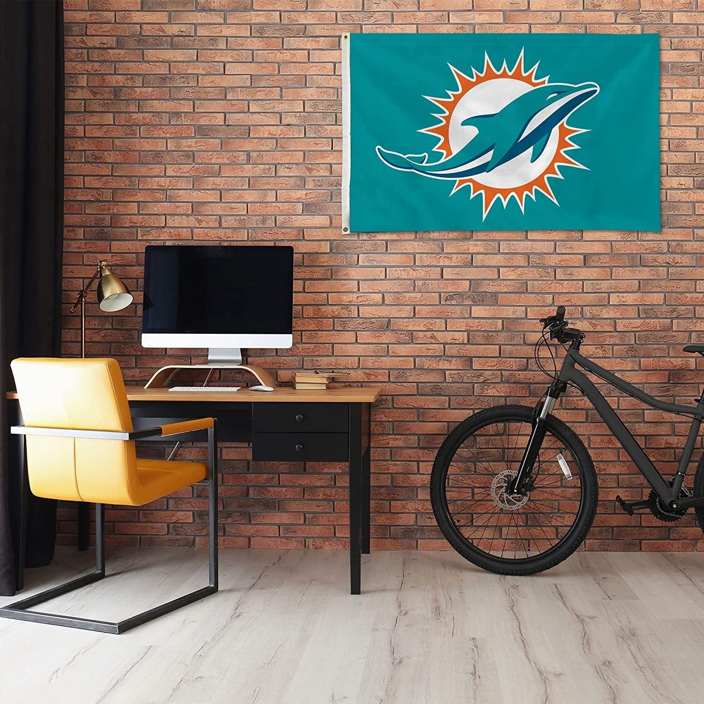 Miami Dolphins Premium 3x5 Foot Flag Banner Metal Grommets Indoor Outdoor