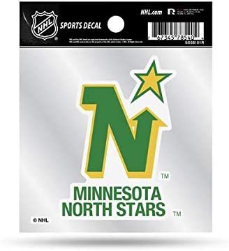 Dallas Stars 4x4 Inch Decal Sticker Retro Logo Clear Backing