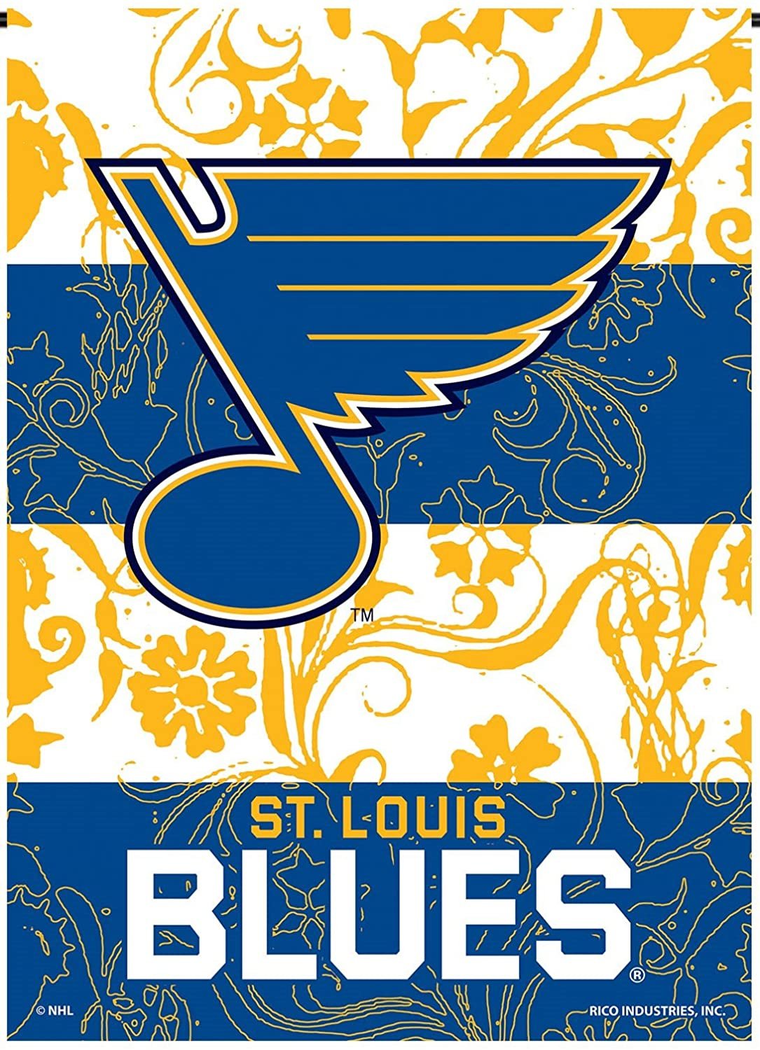 St Louis Blues Premium Double Sided Garden Flag Banner, 13x18 Inch, Display Pole Sold Separately