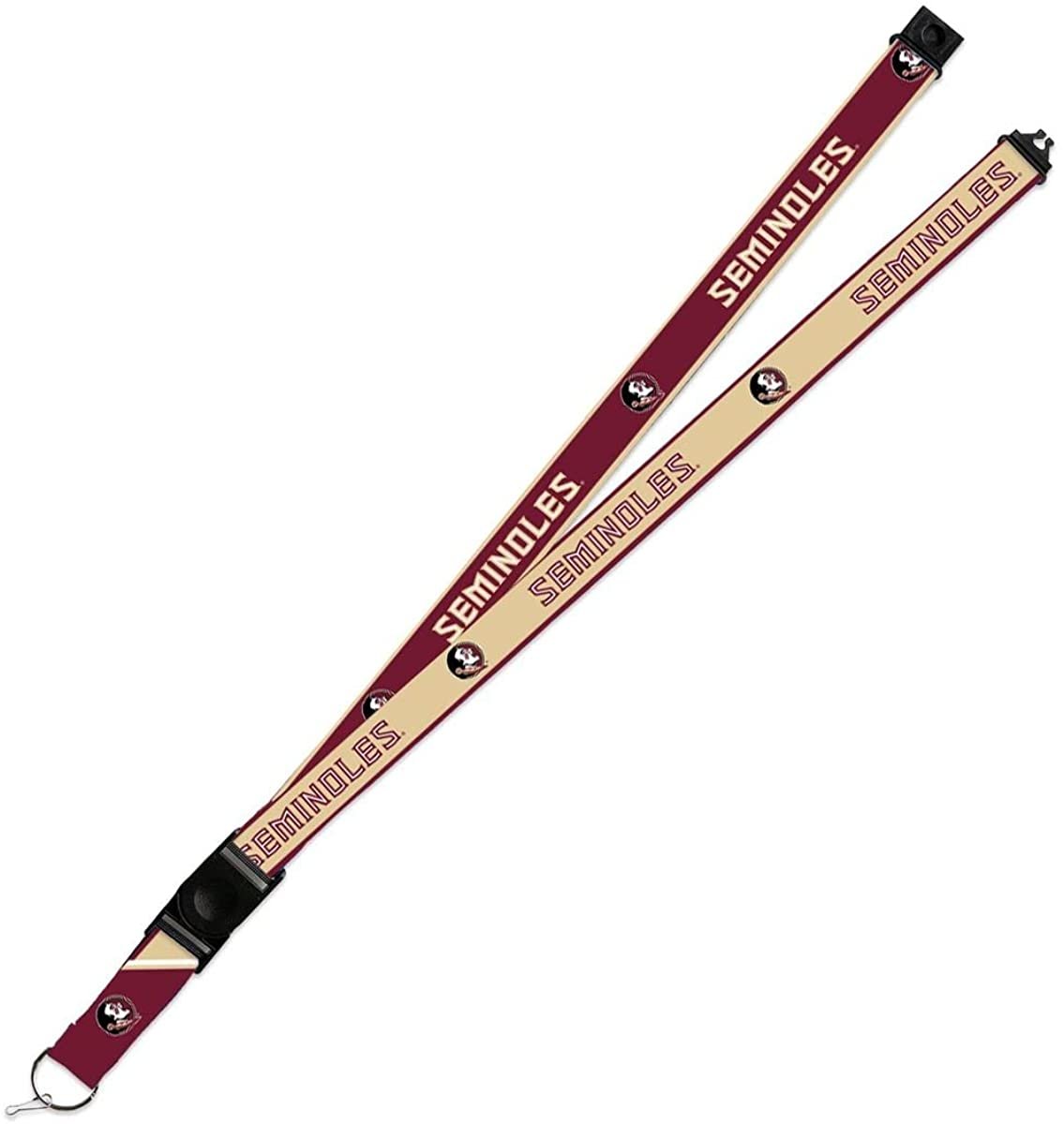 Florida State Seminoles Lanyard Keychain 2-sided Breakaway Clip University