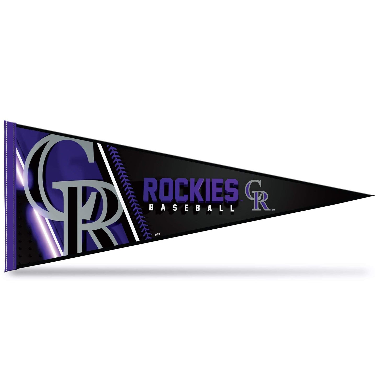 Colorado Rockies 12x30 Inch Pennant, Soft Felt, Easy to Hang
