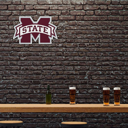Mississippi State Bulldogs Pennant Primary Logo 18 Inch Soft Felt University of
