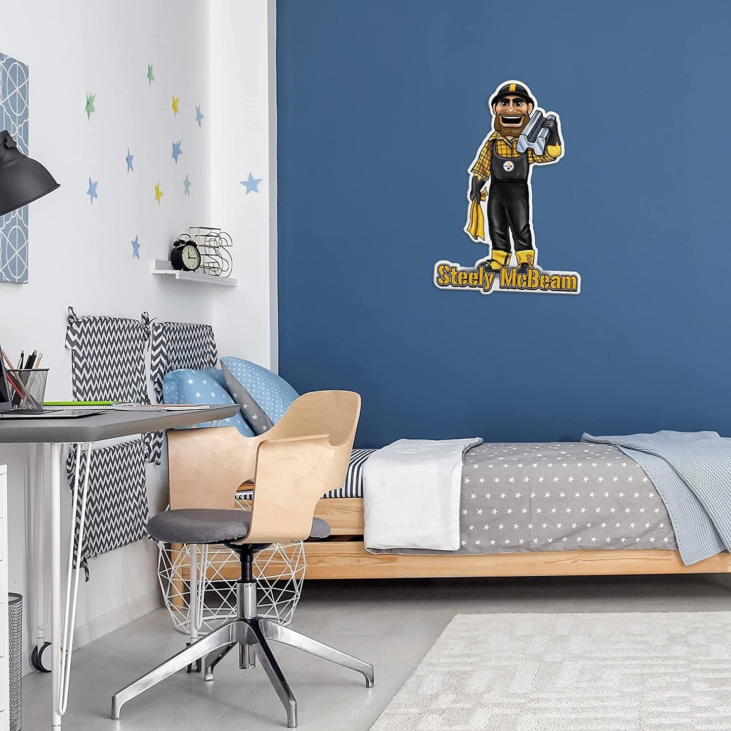 Pittsburgh Steelers Pennant Mascot Logo 18 Inch Soft Felt