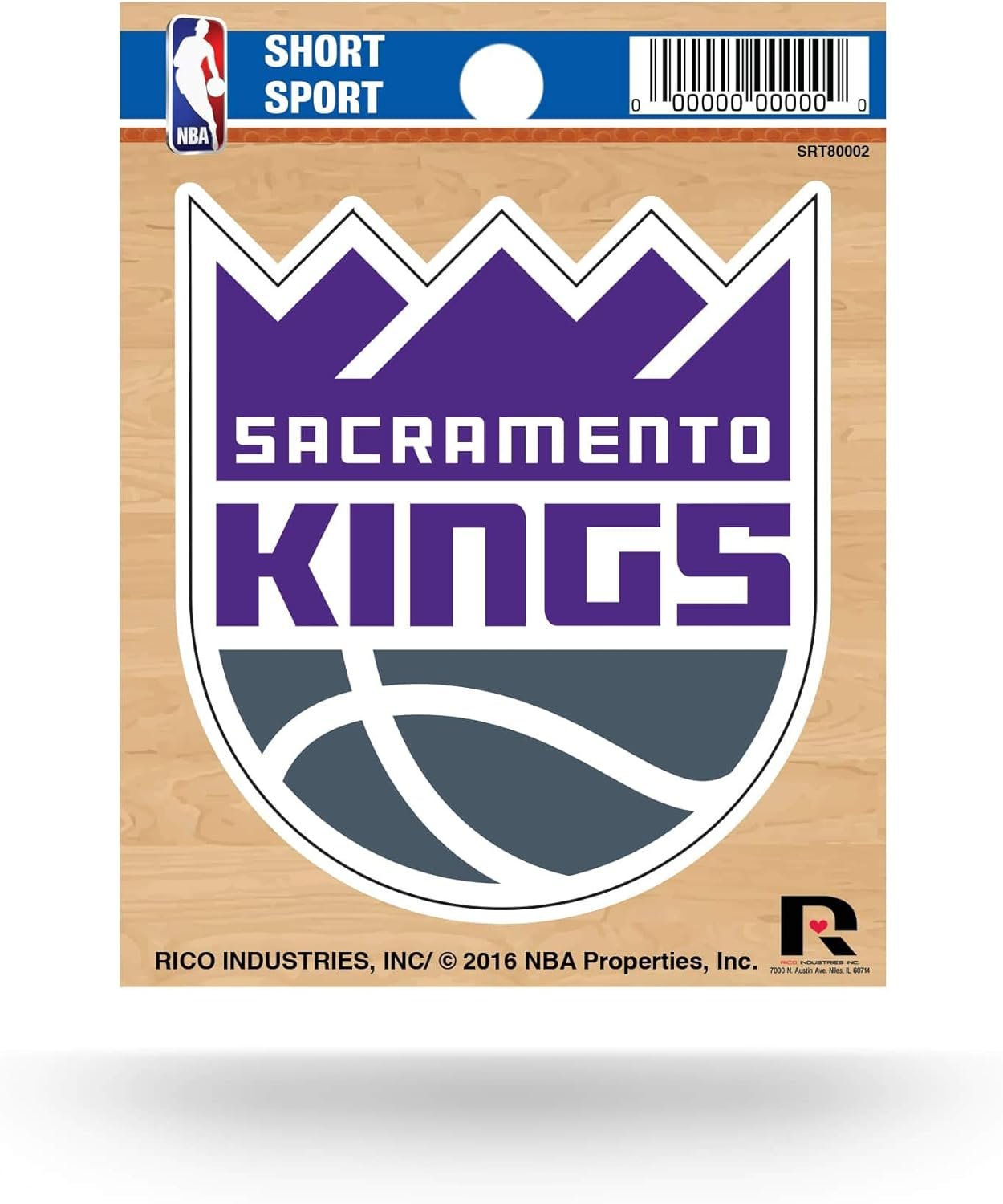 Sacramento Kings 3 Inch Decal Sticker, Flat Vinyl, Die Cut, Full Adhesive Backing