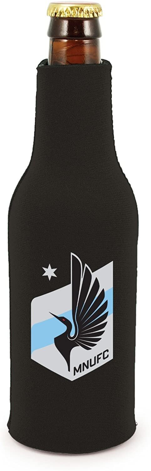 Minnesota United 2-Pack Zipper Bottle Neoprene Beverage Insulator Holder Cooler MLS Soccer