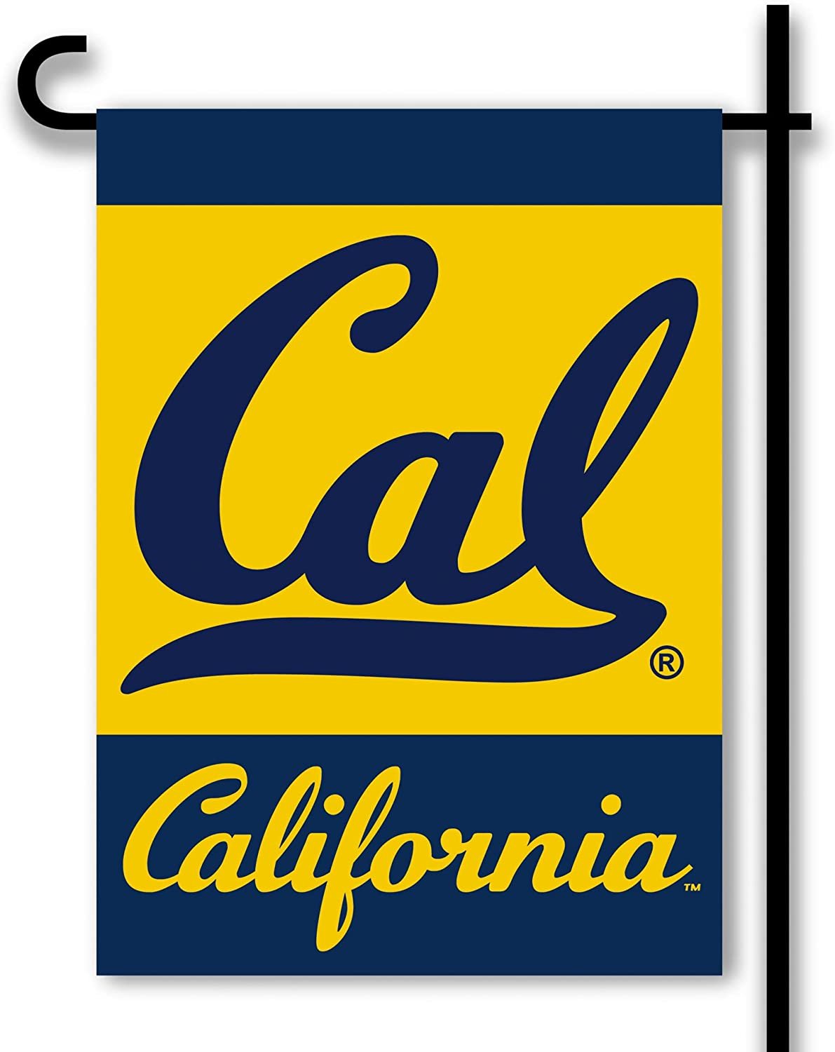 University of California Golden Bears 2-Sided Garden Flag, 13x18 Inch, Premium